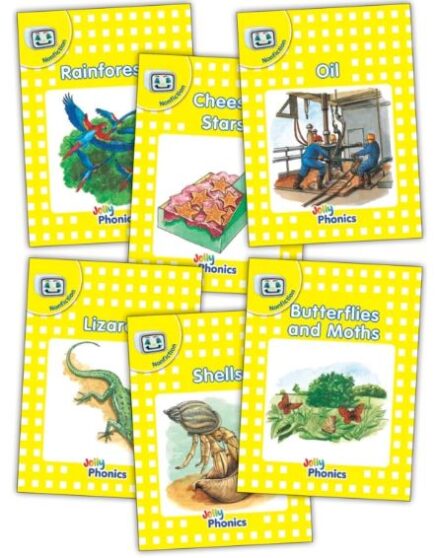 Jolly Phonics Readers, Nonfiction Yellow Level (pack of 6)