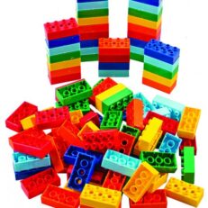 6 Bricks – Duplo Sized (Educational Toys)
